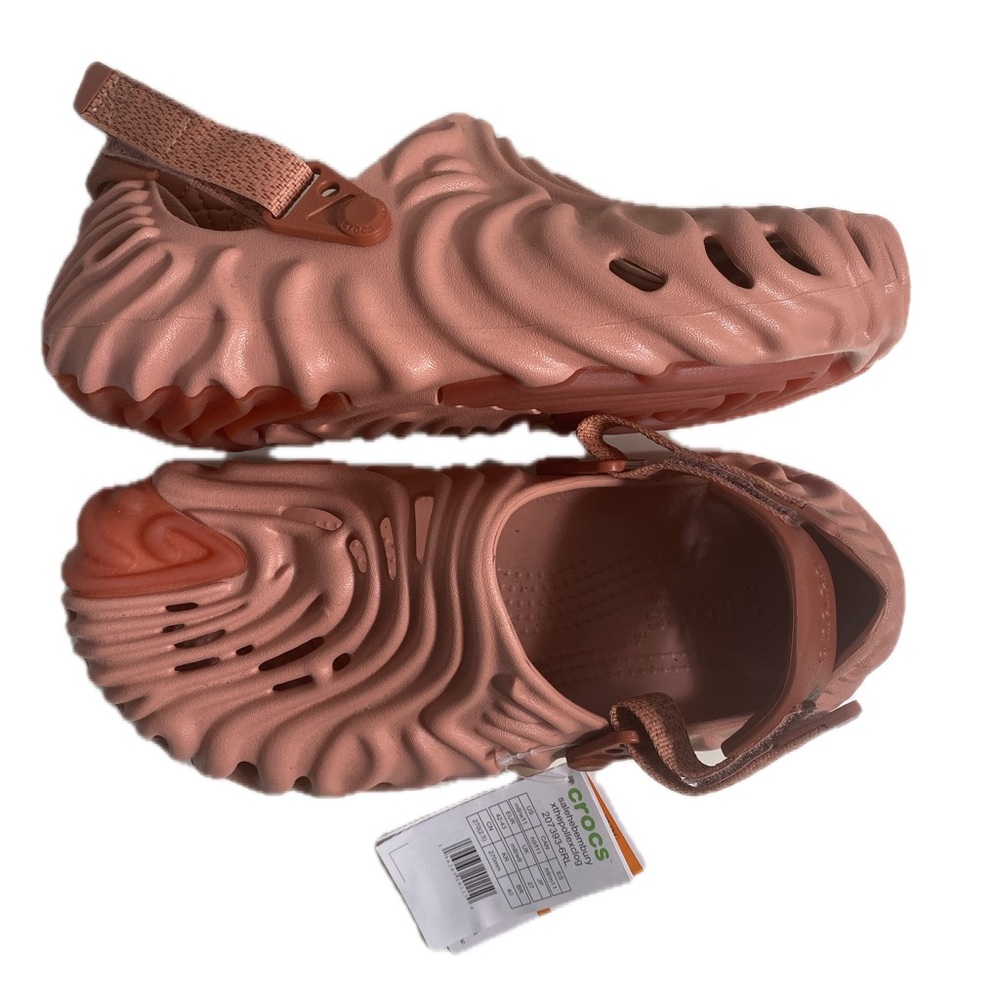 NEW Crocs Salehe Bembury X‎ Pollex Clog “Kuwata” M9 W11 Pale Blush - Picture 5 of 7